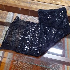 Krochetta by Papillon M Black sequin dress